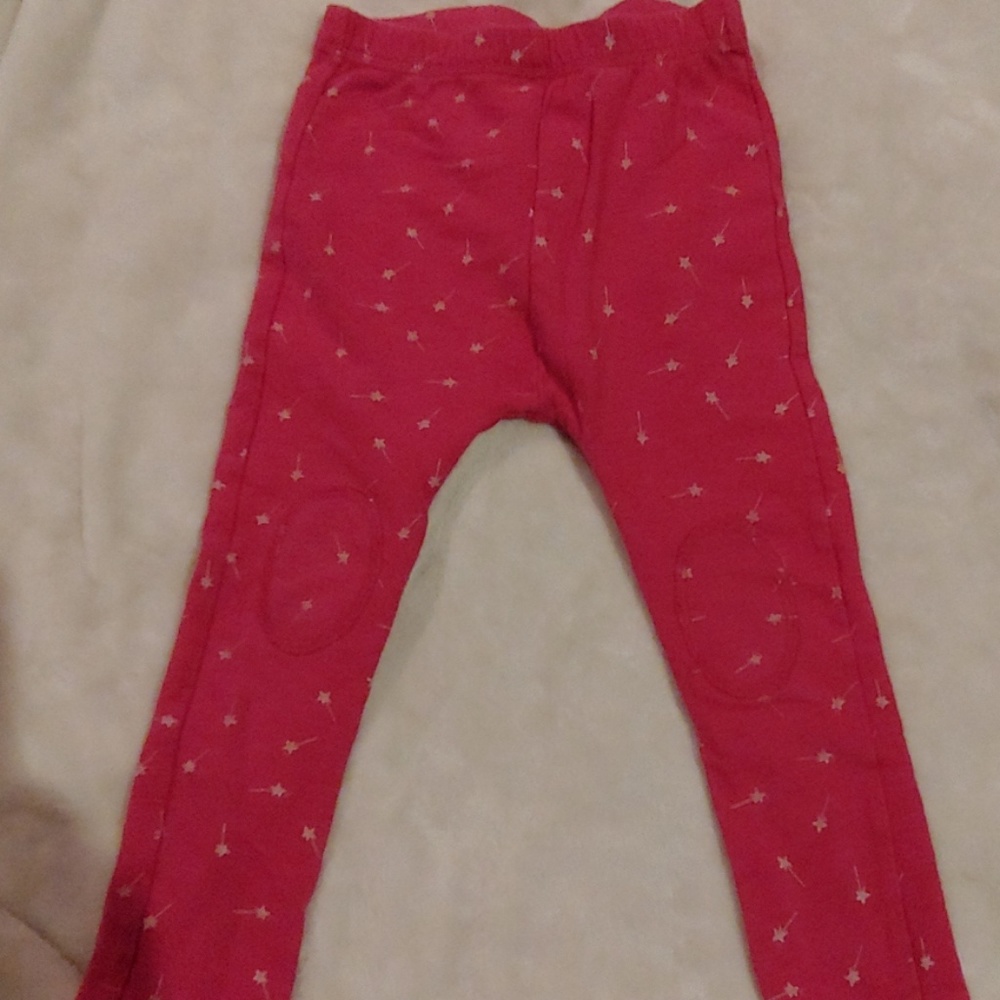 Toddler girls leggings with knee detail